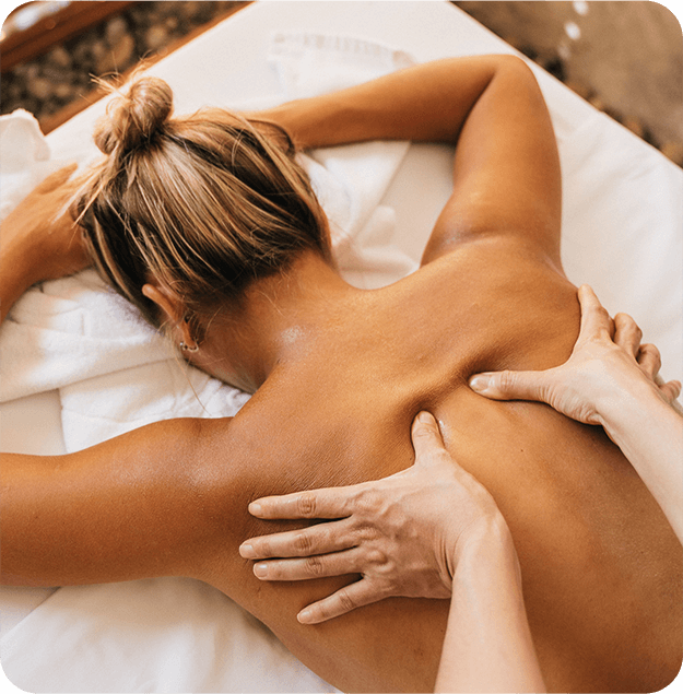 Couple Massage Woman