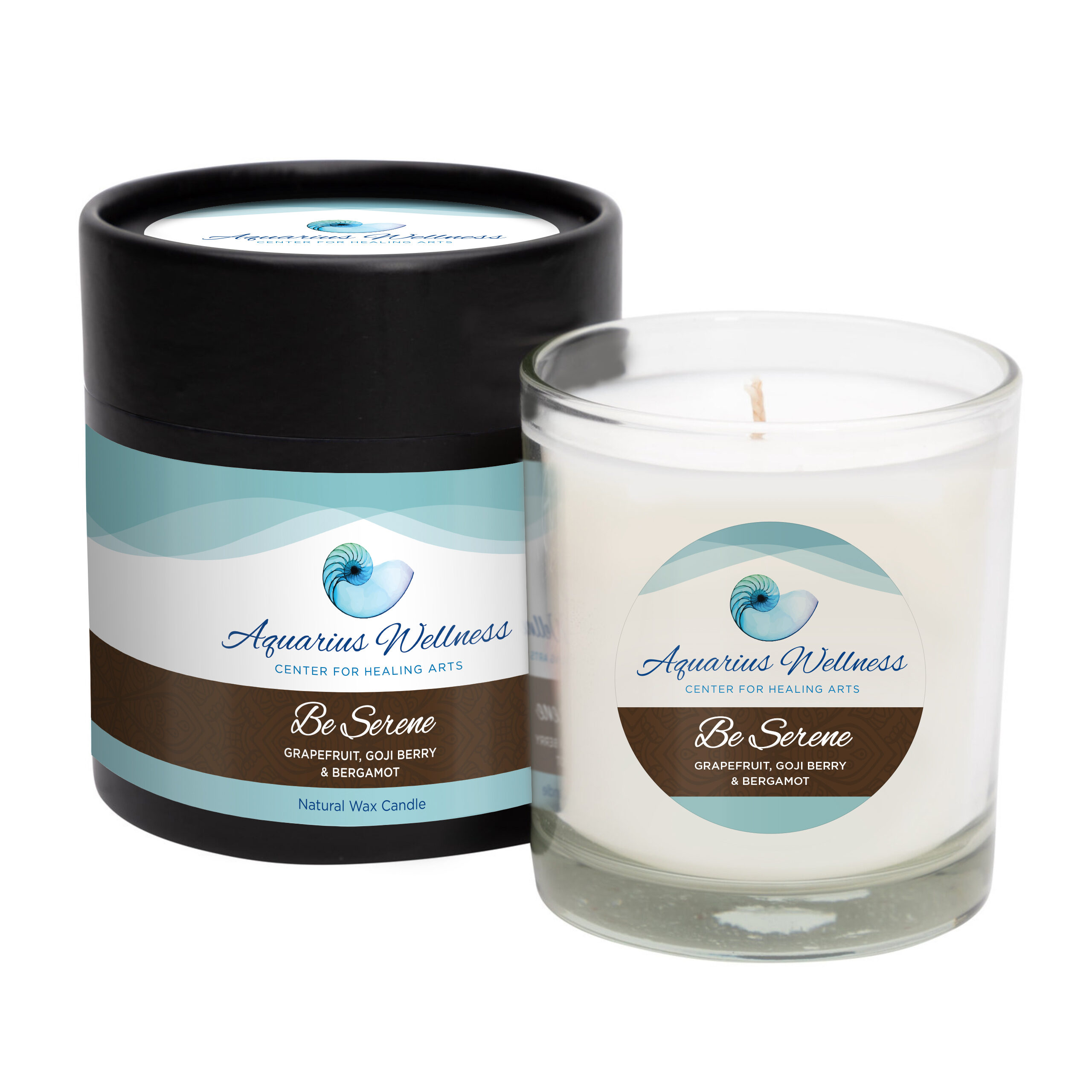 Aquarius Wellness Signature ‘Be Serene’ Candle